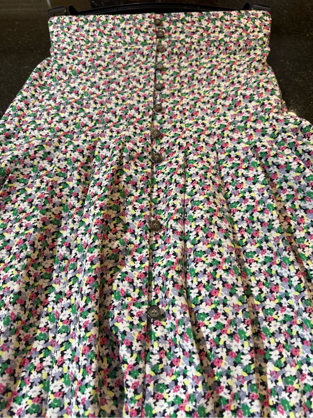 H&M Floral Maxi Skirt in Pink, Green & Cream - Picture 11 of 15